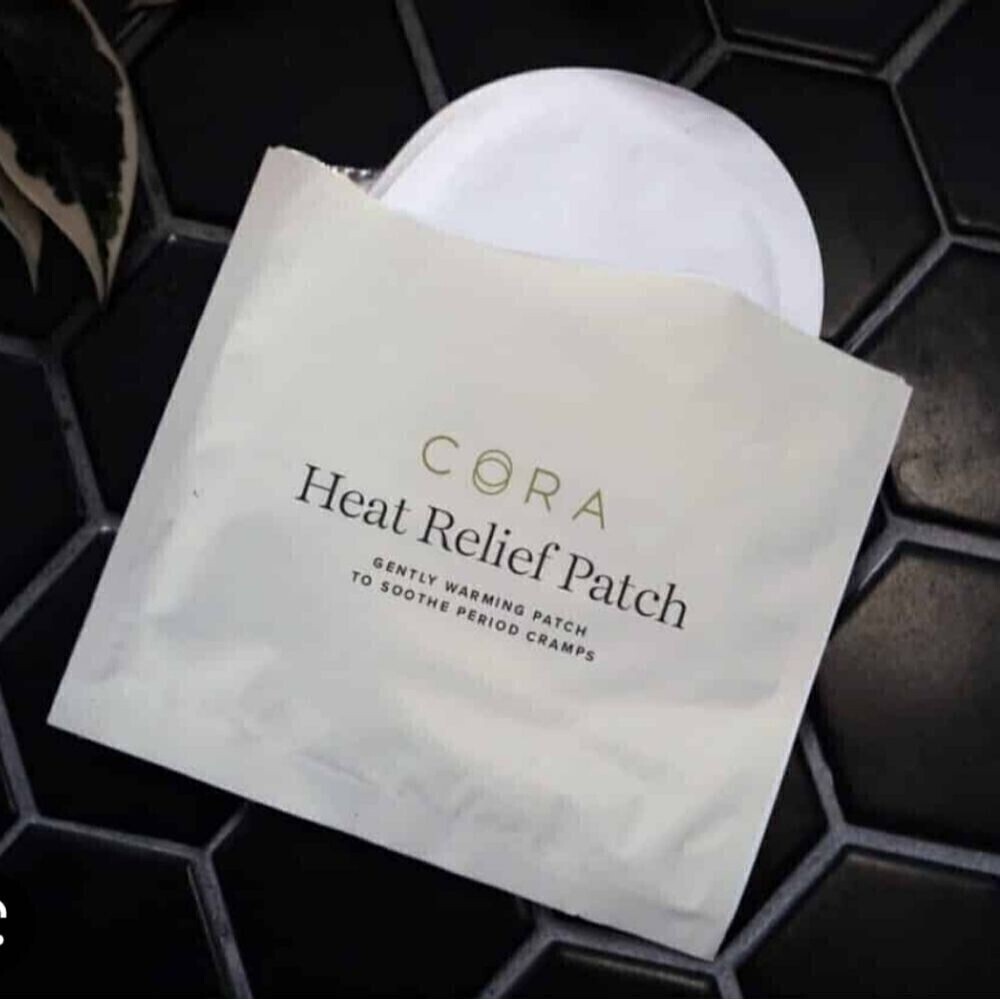 Cora Heat Relief Patch Warming To Soothe Period Cramps Natural Ingredients